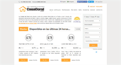 Desktop Screenshot of casadoral.com